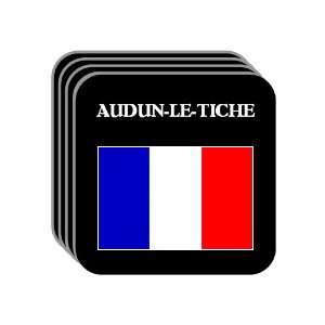 France   AUDUN LE TICHE Set of 4 Mini Mousepad Coasters 