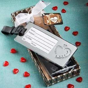 100 Destination Love Heart Design Luggage Wedding / Bridal Shower 