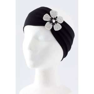  Fashion Hair Accessory ~ White Acrylic Rhinestone Flower 