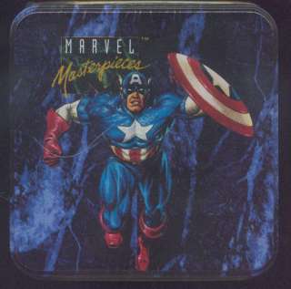 You are bidding on a complete set of MINT Marvel Masterpiece in Tin.
