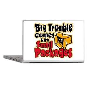  Laptop Notebook 14 Skin Cover Big Trouble Comes In Small 