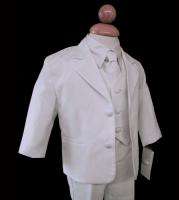 Brand New Boy COMMUNION FORMAL Suit White size 8  