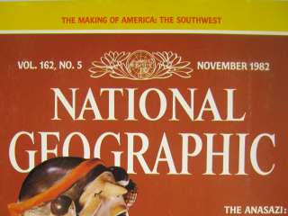 National Geographic November 1982 vol. 162, no. 5  