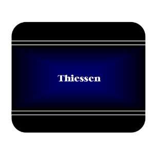    Personalized Name Gift   Thiessen Mouse Pad 