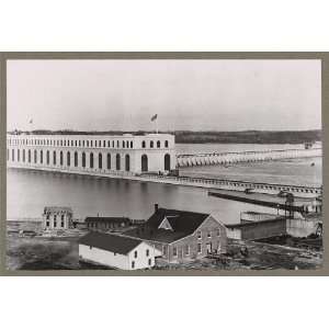  Keokuk Dam,spillway,Mississippi River,IA,c1913