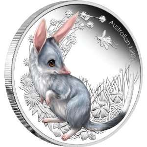  Australia   2011   Bush Baby Bilby 1/2 Oz Silver Coin 