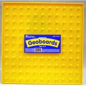  4 Pack LEARNING RESOURCES GEOBOARD 11 X 11 5 PK 