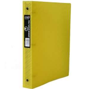  Yellow 1 inch Wave Design Binder   Sold individually 