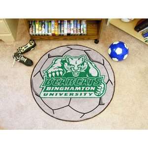  BSS   Binghamton Bearcats NCAA Soccer Ball Round Floor 