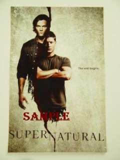 Supernatural The End Begins Sam Dean Jared 11x17 Litho  
