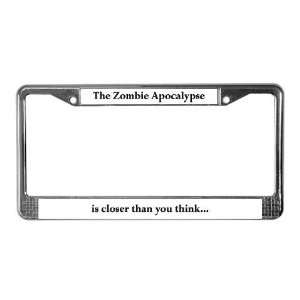  Heed the warning License Plates Zombie License Plate Frame 