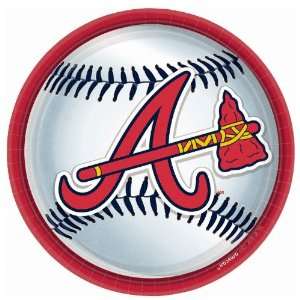  Lets Party By Amscan Atlanta Braves Baseball Round Dinner 