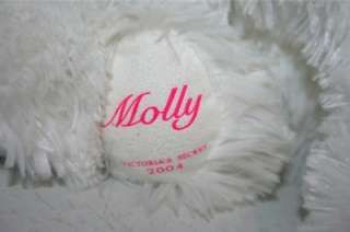 Victorias Secret MOLLY Plush White Dog 2004 NEW  