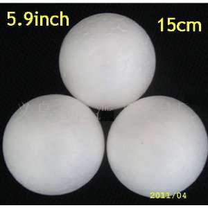 Piece Dylite Foam 5.9 15cm White Ball Round Shape for Craft Project