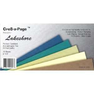  Cre8 a Page 8x8 Lakeshore Cardstock Multi Color Pack, 25 