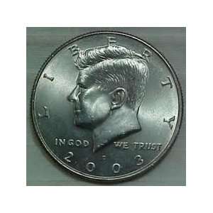  2003 D Uncirculated Kennedy Half Dollar 