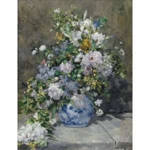  Pierre August Renoir 24W by 31.5H  Spring Bouquet 