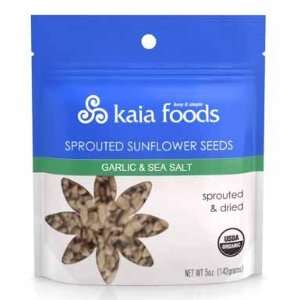 Sprouted Sunflower Seeds, Garlic & Sea Salt, 5 Oz. Organic  