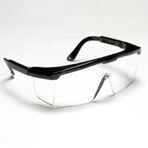  Retriever Safety Glasses Black Frame Clear Anti Fog Lens 