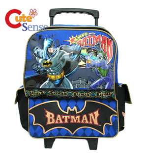 BatMan Meets Joker 12 Small School Roller Backpack/Bag  