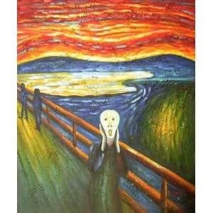  The Scream of Edvard Munch Oil Painting on Canvas Hand 