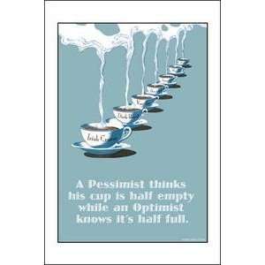  Paper poster printed on 12 x 18 stock. Optimist 