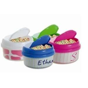 Personalized Snack Container 12 Oz with Your Childs Name or Initials 