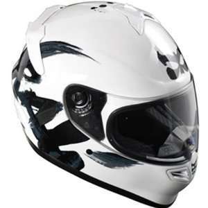  Kali Brush Naza FRP Sports Bike Motorcycle Helmet   White 