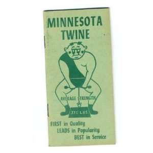  Minnesota State Prison Industries Notebook Twine 