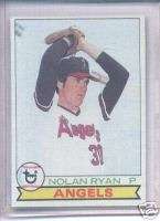 1979 TOPPS NOLAN RYAN #115 ANGELS PITCHER  