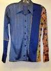 1970s Ladies NIK NIK Blue Disco Shirt 7 8 items in Antiques and 