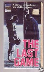 THE LAST GAME Howard Segal Martin Beck football 80 VHS  