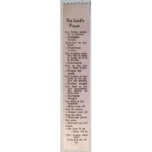  The Lords Prayer Ribbon Bookmark