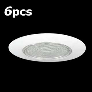 Total 12pcs 6 Non IC Recessed Light Can + Fresnel Shower Trim Set 