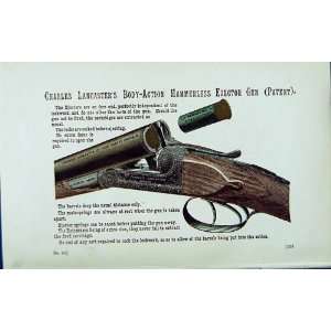   1889 Shooting Charles Lancaster Hamerless Ejector Gun