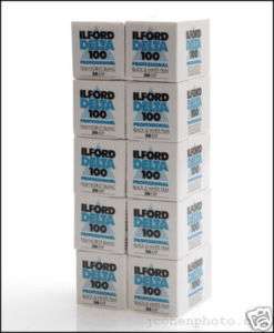 10 x Ilford Delta 100 B&W 35mm Film from Colorado  