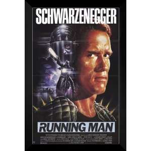 The Running Man FRAMED 27x40 Movie Poster