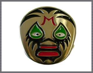 MIL MASCARA Lucha Libre Wrestler Mask logo Belt Buckle  