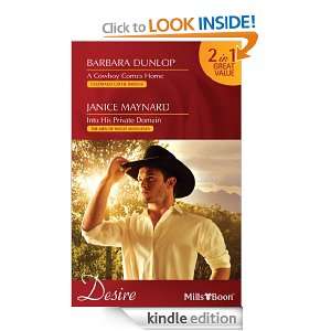 Mills & Boon  Desire Duo/A Cowboy Comes Home/Into His Private Domain