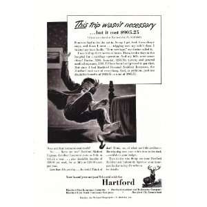  1952 Ad Emergency Room Fall Original Vintage Print Ad 