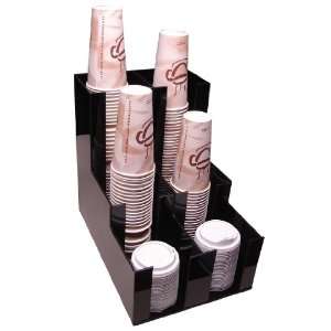 Cup Lid Holder dispenser coffee cup Caddy organize your coffee counter 
