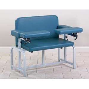  Bariatric blood drawing chair with upholstered seat & flip 