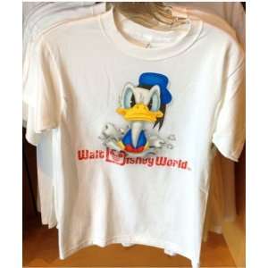  Walt Disney World Donald Duck 2 Side Adult T Shirt S M L 
