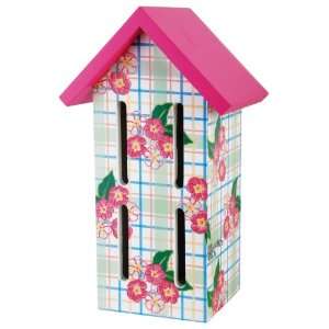   USA Teatowel and Flower Print Butterfly House Patio, Lawn & Garden