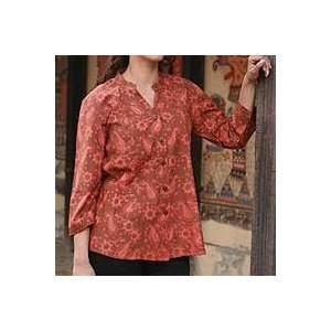  NOVICA Cotton blouse, Radiance