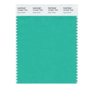  PANTONE SMART 15 5421X Color Swatch Card, Aqua Green
