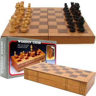   Book Style Chess Board w/ Staunton Chessmen TG 844296060122  