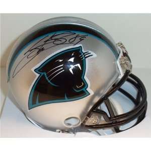   Signed Carolina Panthers Mini Helmet 