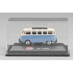    Model Power   1/87 VW Bus Blue/White HO (Trains) Toys & Games