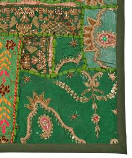 WHG03330 Indian Wall Hanging Embroidered Cotton Patchwork Wall Decor 